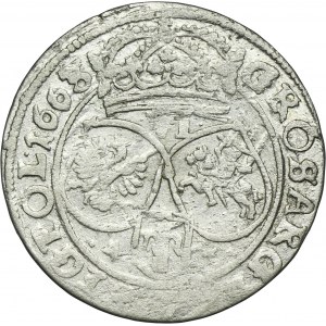 John II Casimir, 6 Groschen Bromberg 1663 AT