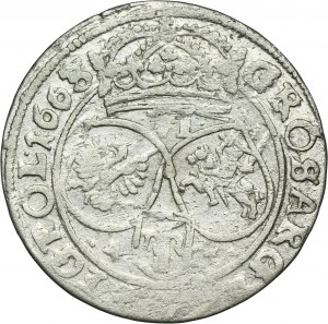 Jan II Kazimierz, Szóstak Bydgoszcz 1663 AT