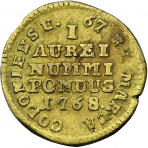 Poniatowski, Weight for ducat Warsaw 1768