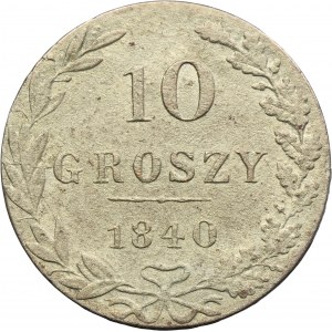 10 groszy Warszawa 1840 MW