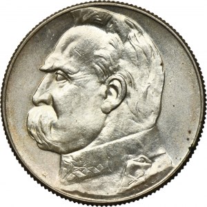 Pilsudski, 5 zlotys 1934
