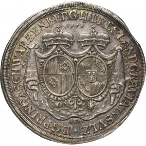 Niemcy, Księstwo Schwarzenberg, Ferdynand Wilhelm Euzebiusz, Talar Kremnica 1696 MIM