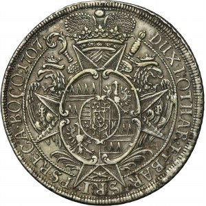 Austria, Bishopric of Olomouc, Karl III Joseph von Lothringen, Thaler Kremsier 1707