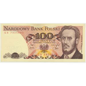 100 zloty 1979 - GB -.