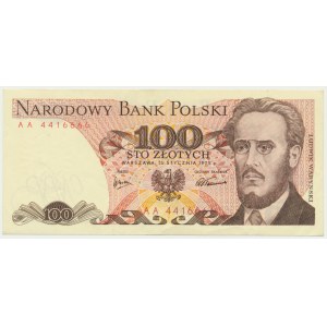 100 złotych 1975 - AA -