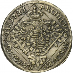 Austria, Karol VI, 1/4 Talara Nagybánya 1721 NB