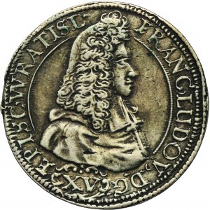 Silesia, Duchy of Neisse, Franz Ludwig von Pfalz-Neuburg, 15 Kreuzer Neisse 1694 LPH