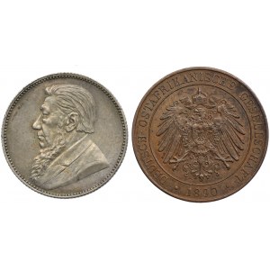 Set, South Africa and German East Africa, Schilling and Pesa (2 pcs.)