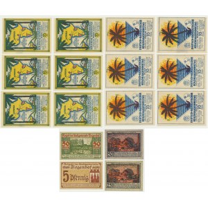 Set of german notgeld (16 pcs.)