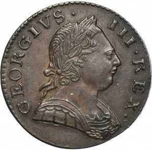 Great Britain, George III, 1/2 Penny London 1775