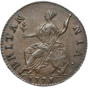 Great Britain, George III, 1/2 Penny London 1775