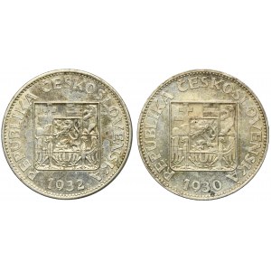 Zestaw, Czechosłowacja, 10 Koron Kremnica (2 szt.)