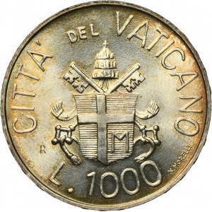 Papal State, Vatican, John Paul II, 1.000 Lire Rome 1983