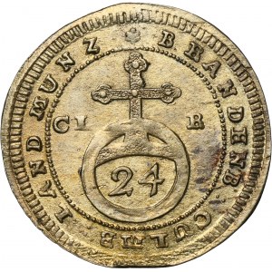 Niemcy, Margrawia Brandenburgii-Bayereuth, Fryderyk III, 1/24 Talara 1752 CLR