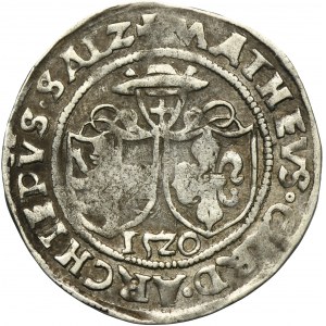 Austria, Arcybiskupstwo Salzburga, Mateusz Lang von Wellenburg, 4 Krajcary (batzen) Salzburg 1520