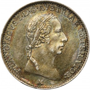 Włochy, Królestwo Lombardzko-Weneckie, Franciszek I, 1/2 Liry Mediolan 1822