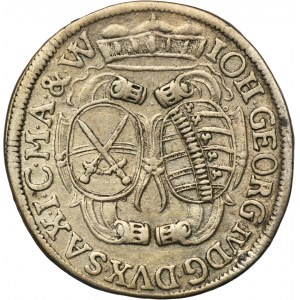 Germany, Electorate of Saxony, Johann Georg IV, 1/12 Thaler Leipzig 1693