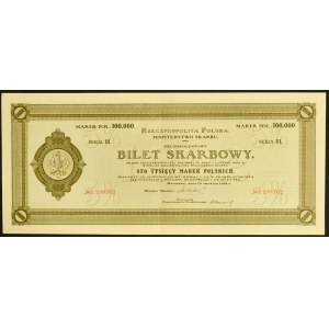5% Bilet Skarbowy, Serja III - 100.000 mkp 1922