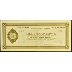 5% Bilet Skarbowy, Serja III - 100.000 mkp 1922