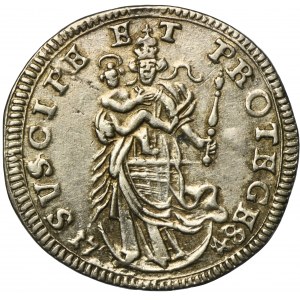 Germany, Bishopric of Würzburg, Anselm Franz of Ingelheim, 4 Kreuzer (batzen) Würzburg 1748