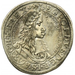 Autriche, Léopold Ier, 15 Krajcars Vienne 1662 CA