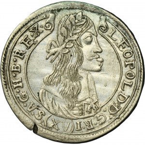 Hungary, Leopold I, 15 Kreuzer Kremnitz 1677 KB