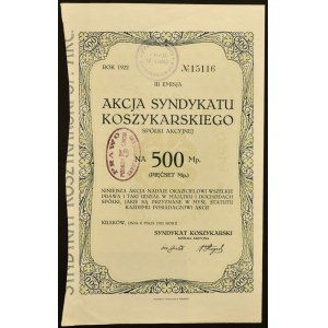 Syndykat Koszykarski S.A., 500 mkp, Emisja III