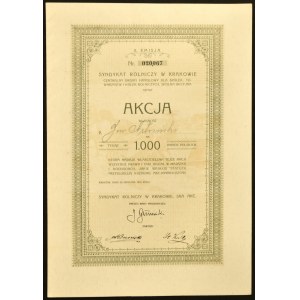 Agricultural Syndicate of Krakow, 1,000 mkp, Issue II