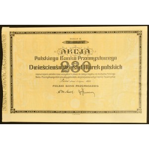 Polski Bank Przemysłowy S.A., 280 mkp, Serja B 1.07.1922