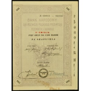 Bank Narodowy dla Rozwoju Polskiego Przemysłu, Rzemiosł i Handlu S.A., 5 x 500 mkp, Emisja II