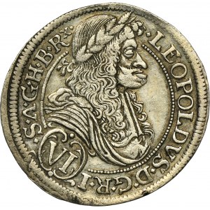 Austria, Leopold I, 6 Krajcarów Graz 1692 IAN