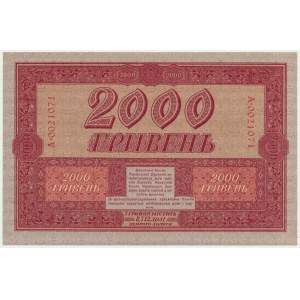 Ukraina, 2.000 hrywien 1918 - A -