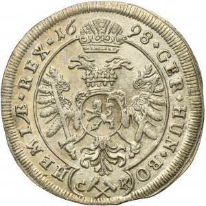 Austria, Leopold I, 3 Krajcary Kutná Hora 1698 CK