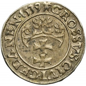 Sigismund I the Old, Groschen Danzig 1539 - PRVS