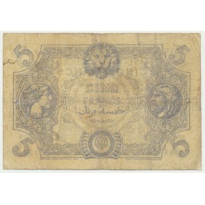 Algieria, 5 franków 1917
