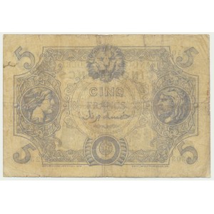 Algeria, 5 Francs 1917