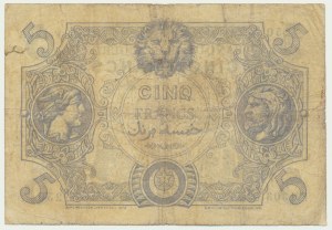 Algeria, 5 Francs 1917