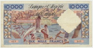Algeria, 10.000 Francs 1955