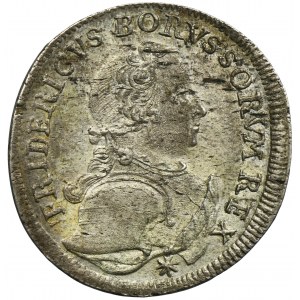 Silesia, Prussian rule, Friedrich II, 1/6 Thaler Breslau 1751 B