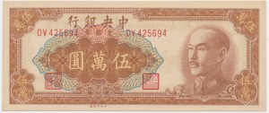 Čína, Čínska centrálna banka, 50 000 juanov 1949