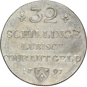 Germany, Free City of Lübeck, 32 Schillings 1797 HDF