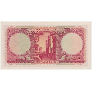 Egypt, 10 Pounds 1960