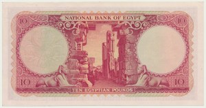 Egypt, 10 Pounds 1960