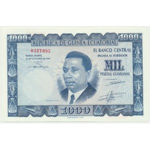 Equatorial Guinea, 1.000 Pesetas 1969