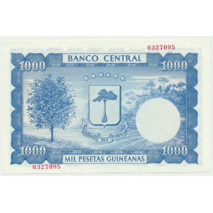 Equatorial Guinea, 1.000 Pesetas 1969