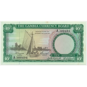 Gambia, 10 szylingów (1965-1970)