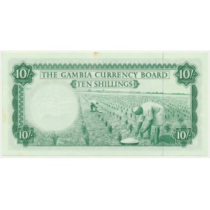 Gambia, 10 szylingów (1965-1970)