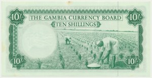 Gambia, 10 Shillings (1965-1970)