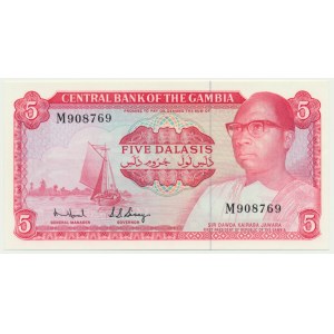 Gambie, 5 dalasis (1972-1986)