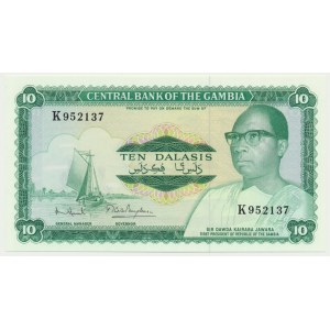 Gambie, 10 dalasis (1987-1990)